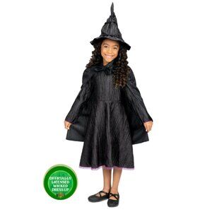 Wicked Elphaba Dress Up Set  - Includes 1 Dress / 1 Cape / 1 Hat